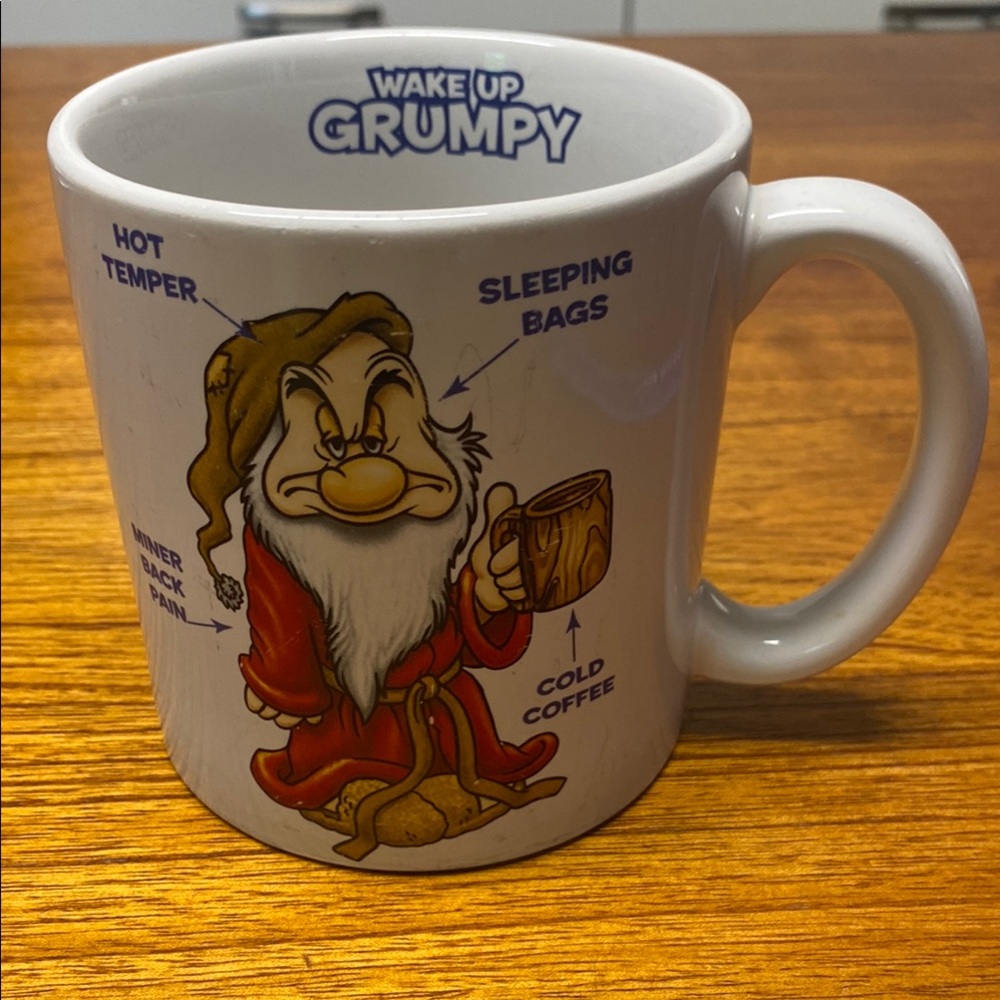 Disney Store White Ceramic Mug